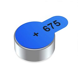 675 numaralı işitme cihazı pili görseli